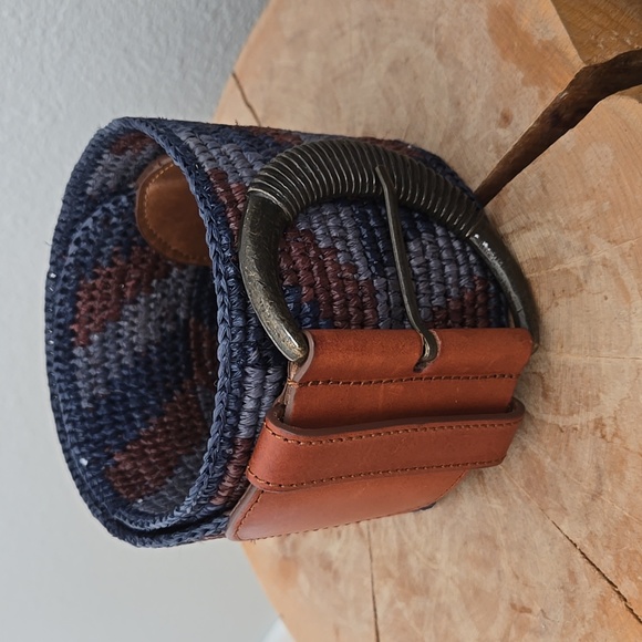 Sézane Carlie Raffia Belt Natural Texture | French Summer Accessory, Sz 80, VGC - Picture 3 of 12
